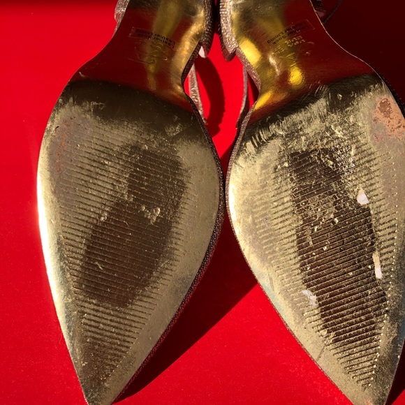 Adrianna Papell gold colored heels - Picture 5 of 8